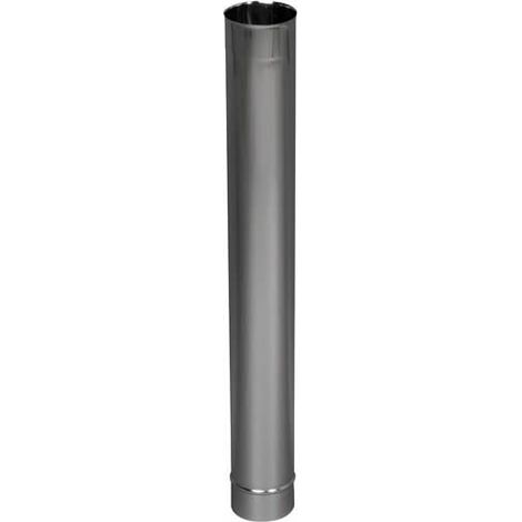 TEN – Tuyau inox 304 Ø200 1m – Tube simple paroi – Soudure continue et embouts calibrés – Raccordements tous combustibles