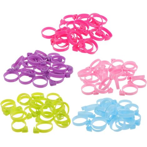 Pinces à poches douille en silicone pour cupcakes, lot de 50, la (1/5)