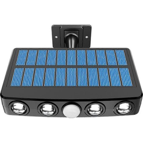 Solar-Außenleuchten mit Bewegungsmelder für den Garten, funktionieren mit AA-Batterien (siehe Foto). (1/5)