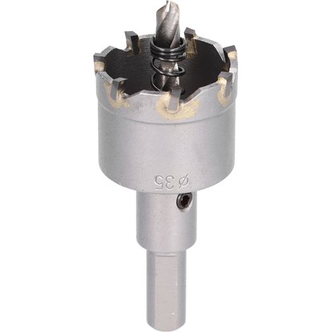 Wie man einen Sägebohrer mit Hartmetall-TCT-Fräser zum Bohren und Schneiden von Metall und Holz (35 mm) herstellt (1/5)