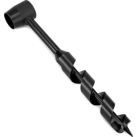 Tarière Manuelle Polyvalente, 25 230mm, Perceuse à main en Acier 45 pour Camping, Aventures et Bricolage (1/5)
