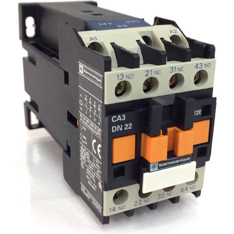 Contacteur auxiliaire 110VDC CA3DN22FD – 10A – 2NO 2NC pour circuits de commande – Applications industrielles