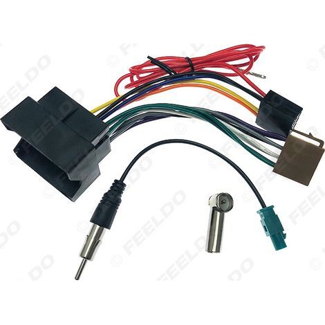 Faisceau adaptateur ISO autoradio compatible Peugeot 207 307 407 Citroën C3 C4, câble connexion audio sans perte (1/5)