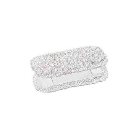 frange coton àpoches pour balai àfranges - balayage àplat (80 cm)