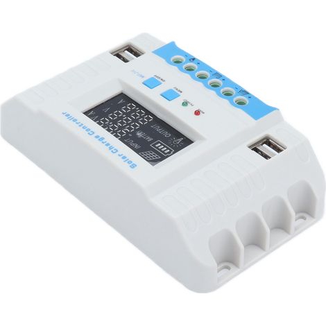 Solarladeregler mit LCD-Anzeige, elektrischen Schutzfunktionen, Stoßfestigkeit, 40-A-Regler (1/5)