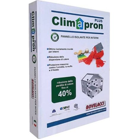 40 x LASTRA ISOLANTE CLIMAPRON PLUS 80X250CM SP3MM