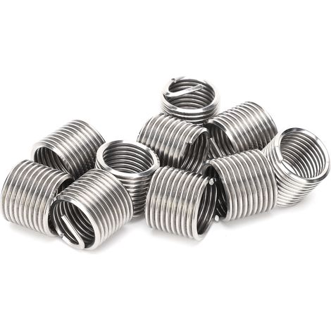 Lot de 10 inserts filetés mâles et femelles réducteurs pour écrous, outil de réparation, fixation en acier inoxydable M16x2x1,5D (1/5)
