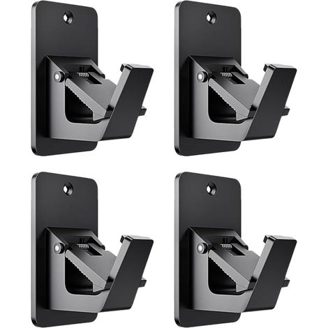 Gordijnroede Beugel – Roede Houder – Zonder Boren – Zwaar Belastbaar – 8,5 x 6 x 4,8 cm – 4 Stück (1/5)