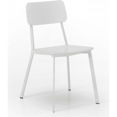 Silla de madera lacada - Woody - 51cm x 51.5cm x 82cm (1/3)