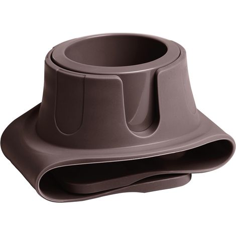 Plateau porte-gobelet en silicone pour fauteuils, canapés, chaises longues, fauteuils – le porte-gobelet idéal pour votre canapé (marron)