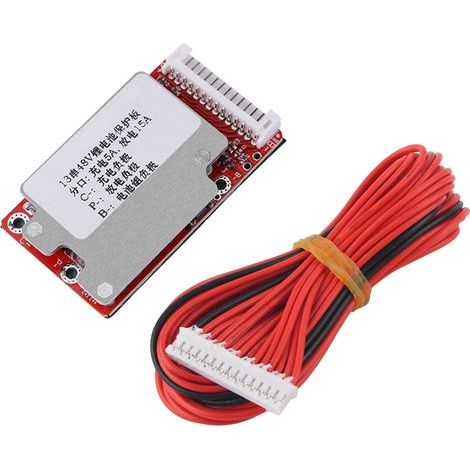 BMS-Schutzplatine für 13S 48V/54,6V Li-Ionen-Akkus mit Sicherheitsschaltung (1/5)