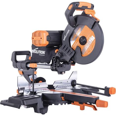 Evolution R255SMS-DB+ Multi-Material Sliding Mitre Saw 255mm 1600W 110V (1/5)