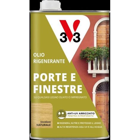 olio rigenerante per porte e finestre v33 incolore, 1 lt (1/2)