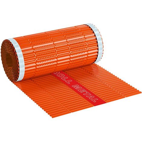 Artisanmat – Closoir de faîtage ventilé en aluminium 400 mm – Feuille ondulée perforée – Étanche et traité anti-UV – Pour sortie de toit