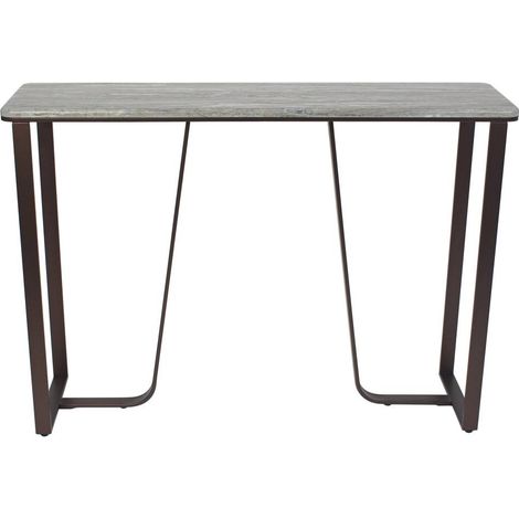 Console rettangolare graphite 32x120 cm, marrone - Atmosphera créateur d'intérieur (1/3)