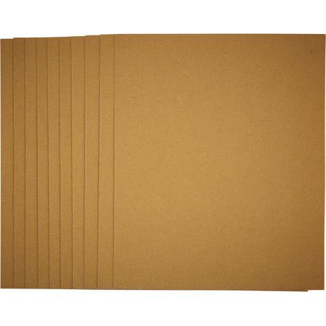 General Purpose Sanding Sheets, 230 x 280mm, 60 Grit (Pack of 10) (37778) (1/5)