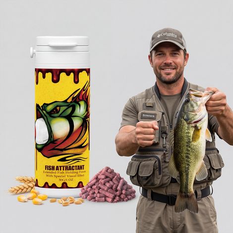 Fischlockmittel, ideal für das tägliche Süßwasserangeln (Stauseen und Flüsse), einfach anzuwenden, 30 g. (1/5)