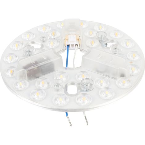 Kit modernisation LED circulaire 5.3 pouces 15W 3CCT 3000K 4200K 6500K 3 coloris pour ventilateurs plafonds suspensions appliques aluminium PC 1 pièce (1/5)