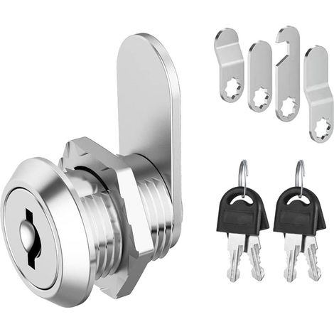 Cadenas à combinaison avec 4 clés, pour armoires, boîtes aux lettres et meubles, pour une installation à domicile et un usage quotidien.-AquaForge (1/5)