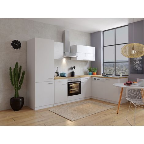 Cuisine Cuisine d'angle blanche Malia 280x172 cm Respekta (1/4)