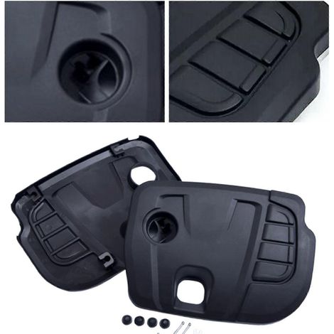 Cache-moteur avant ABS noir pour Nissan Kicks 2017-2020jG (1/5)