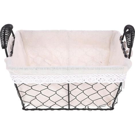 de rangement OUNONA panier à pain pratique avec doublure en
