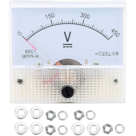 Voltmètre analogique 85C1, voltmètre CC, voltmètre, jauge CC 0-450 V (1/4)