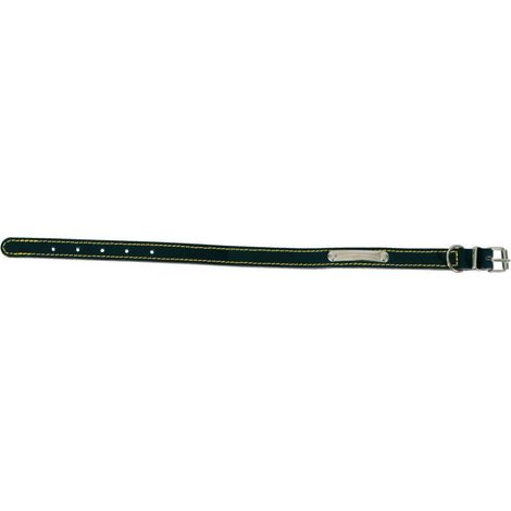 Collar de cuerda simple negro para perro 40 30 a 36