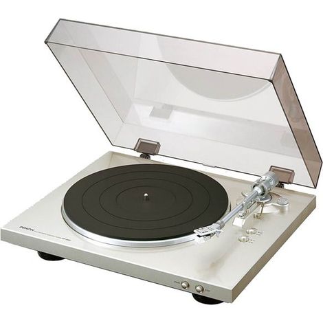 DP-300F Tocadiscos de tracción por correa Negro, Plata (1/2)