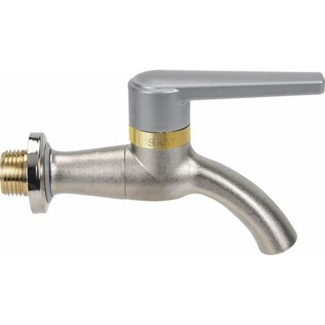 1/2"-Frostschutz-Außenwasserhahn – Beständig von -30 °C bis 120 °C – Automatischer Ablauf zum Schutz vor Frost – Messinggehäuse – 1750P404 (1/2)