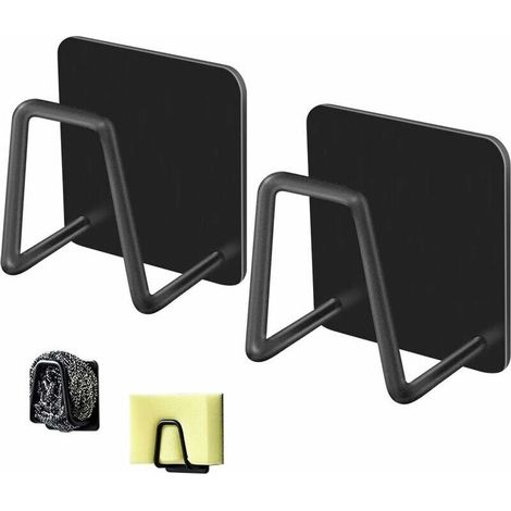 Tigrezy – Spülbecken-Schwammhalter – Rostfreier Edelstahl SUS304 – Selbstklebend – Minimalistisches und praktisches Design