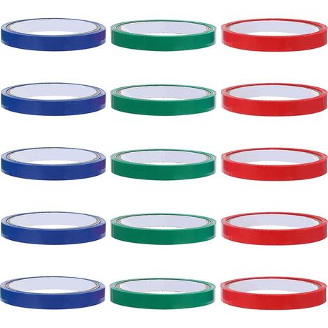 Ruban Adhésif D'emballage Pet pour Scellage Paquet et Boîtes 12mm 15 Rouleaux Bande Épaisse Adhésive Forte Usage Emballage et Stockage (1/5)