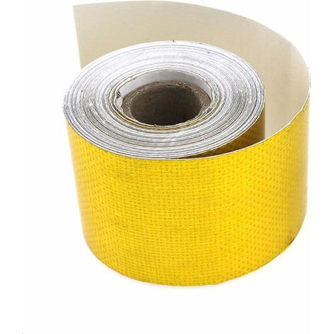 Adhésif Réfléchissant Bouclier d'enveloppe Tuyau de Bande Isolation Thermique de Feuille 50mm x 10m (1/5)