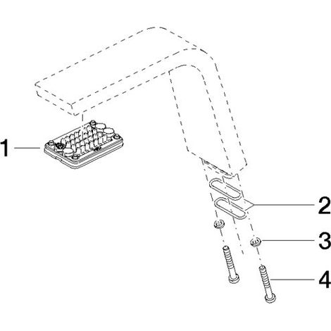 Dornbracht 90117000100-06 Bec de remplissage Pièces détachées