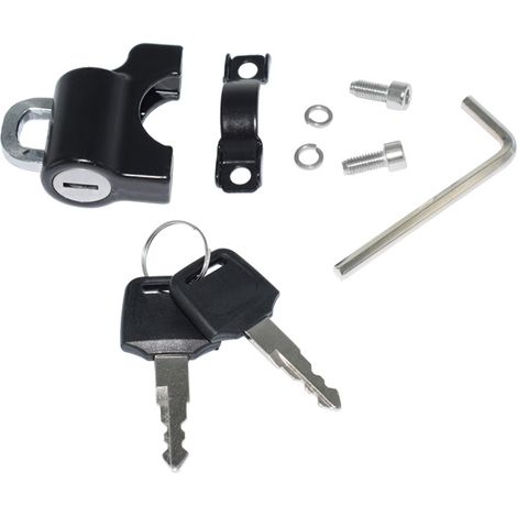 Electric vehicle, motorcycle helmet lock, aluminum alloy bicycle, electric bike, motorbike, safety helmet anti-theft lock, helmet hook (1/4)