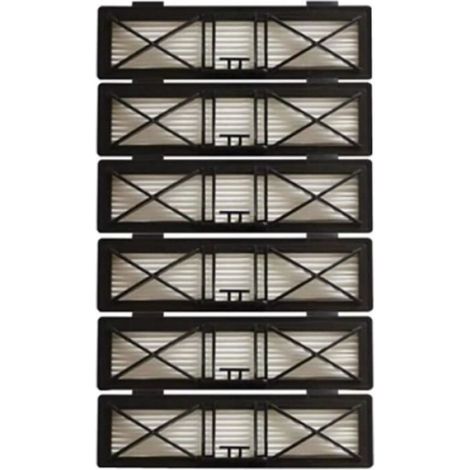 Filtre Neato Botvac D75 D80 D85 D945 - Filtre Plié pour Aspirateur Robot Série D - Lot de 6 (1/4)