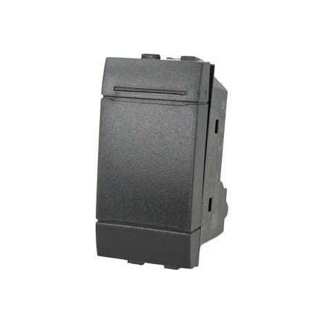 Pulsante NO 1P 16A Nero Compatibile BTicino Living Serie SD80005 (1/5)
