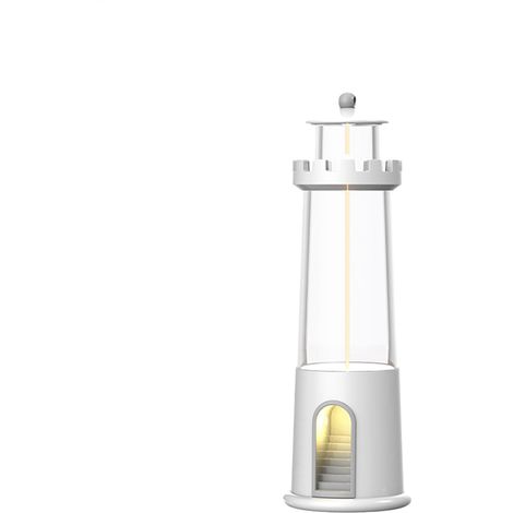 Lampe de maison lumineuse, lampe de camping avec base magnétique, statue de tour à luminosité réglable, décoration extérieure pour jardin, allée et terrasse, 5,6 x 18 cm (1/5)