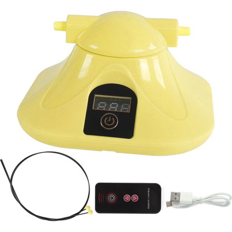 Corde à Sauter Électronique avec Compteur Automatique et Télécommande pour Adultes et Enfants - Jaune (1/5)