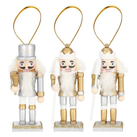Zawieszki świąteczne 3 sztuki dziadek do orzechów ozdoby choinkowe drewniane

Adornos navideños de madera de 3 piezas, cascanueces abuelo, colgantes para el árbol de Navidad.