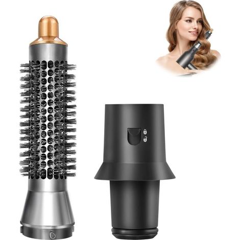 Convient pour une petite brosse ronde de 20 mm et un adaptateur pour sèche-cheveux Dyson Supersonic HD01 HD02 HD03 HD04 HD07 HD08 HD15, pour Dyson Airwrap HS01 HS05