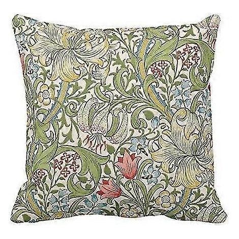 Housse de coussin décorative « Lys doré » de William Morris - pl5563 (1/2)