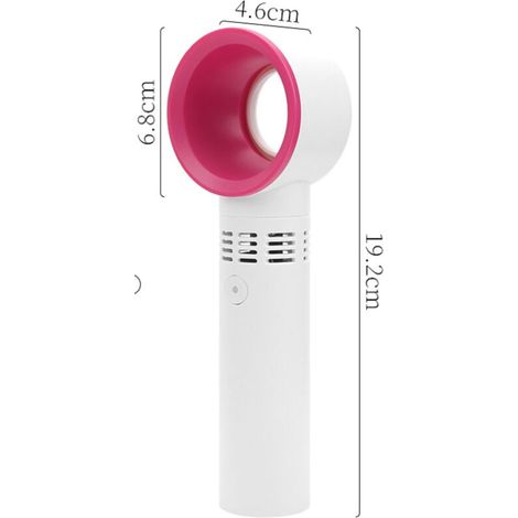 Mini ventilatore portatile ricaricabile tramite USB BDD per extension ciglia, ventilatore condizionatore per extension ciglia, bianco, piccolo ventilatore (1/4)