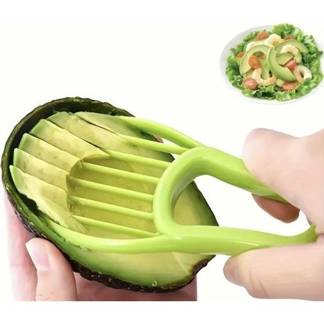 Affettatrice e snocciolatrice per avocado 2 in 1, elettrodomestico da cucina senza BPA per toast e insalate di avocado perfetti. Strumento multifunzionale ed ecologico. (1/5)