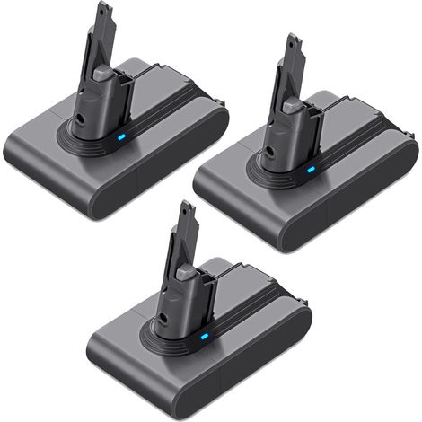 3X V7 Batterie pour Dyson Batterie Dyson 21,6V 4000mAh SV11 V7 Cordless V7 Extra V7 trigger + V7 motor head V7 Pro V7 fluffy V7 mattress (1/5)