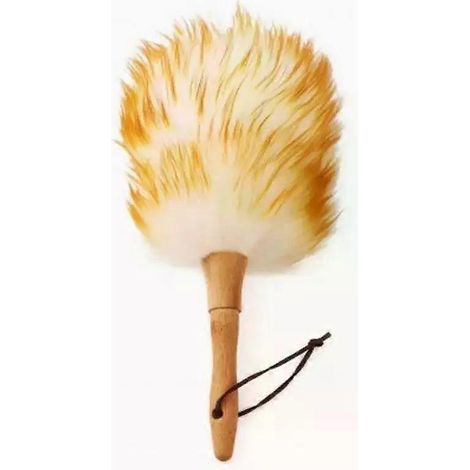 Brosse à poussière en laine d'agneau antistatique, plumeau, balai à poussière (1/5)
