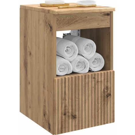 vidaXL Bathroom Cabinet Artisan Oak 30 x 44.5 x 50 cm Engineered Wood
