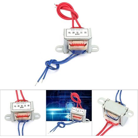 AC 12V/24V Tension de sortie 2W Entrée 220V 50Hz Transformateur de puissance unique (24V) A (1/3)