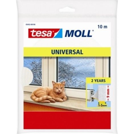 Burlete pta/vent. 9mmx10mt adh espuma bl tesa moll tesatape