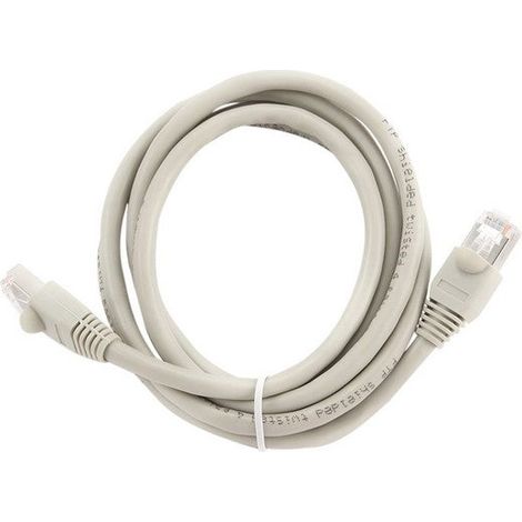 PP6-1M Câble/Cordon réseau CableXpert RJ45 Catégorie 6 FTP (F/UTP) Droit 1m (Gris) (1/5)